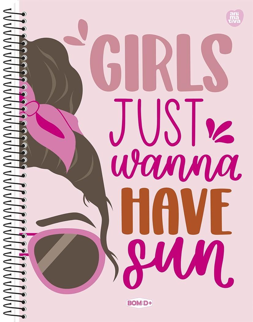 CADERNO 15X1 BOM D  FEMININO
